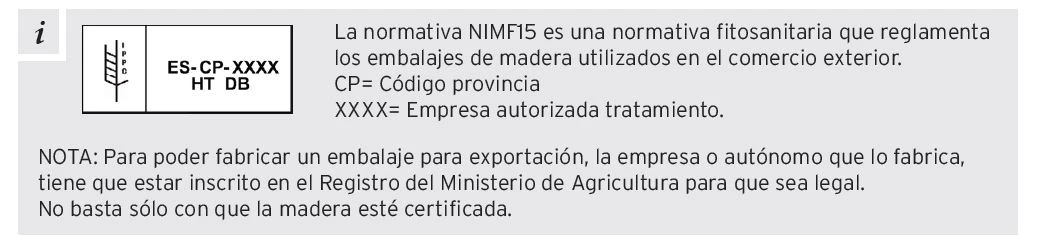Certificación Fitosanitaria NIMF-15 ES-22-0001 HT - Maderas Planes