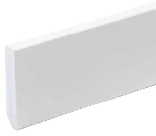 ZOCALO PVC LACADO BLANCO 90x14 L=2250