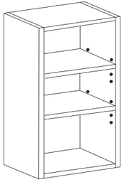 [MODSOBL356033] MODULO TRANSVERSALES BLANCO-SOFT 350x600x330 (35)