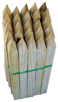 ESTACAS-CONSTRUCCION 30x30x500-Pte.x25ud.