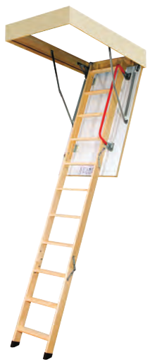 ESCALERA MADERA PLEGABLE FAKRO LWK PINO 700x1200x2800/3