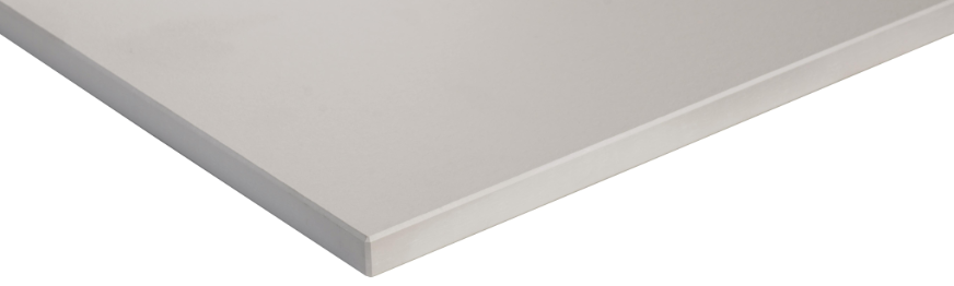 ENCIMERA EGGER COMPACTO NUCLEO COLOREADO U7081 ST76 GRIS CLARO 4100x650x12mm
