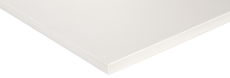ENCIMERA EGGER COMPACTO NUCLEO COLOREADO W1101 ST76 BLANCO ALPINO 4100x650x12mm