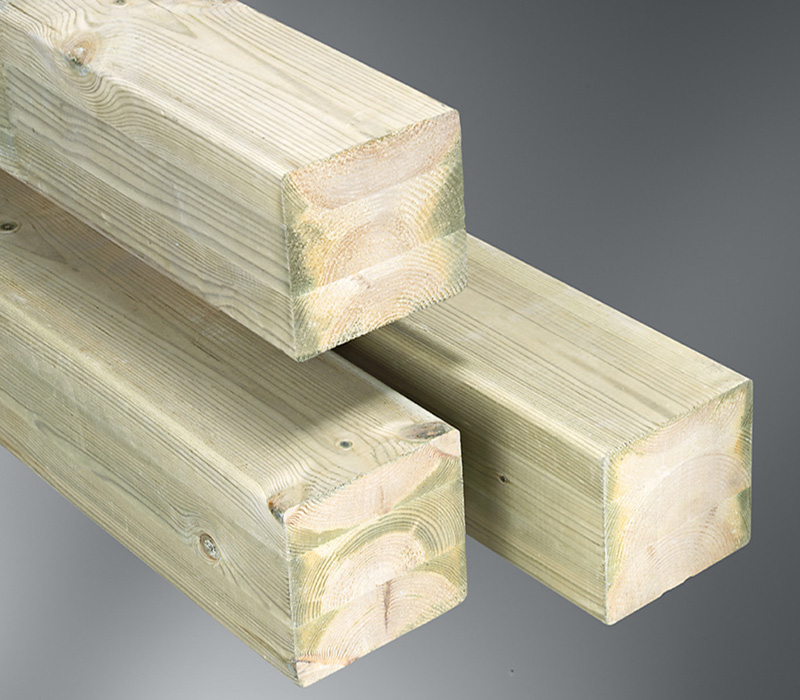 Viga pino laminada autoclave - Riesgo 4