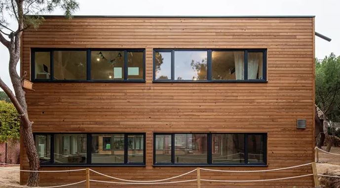 Fachada ventilada de Madera