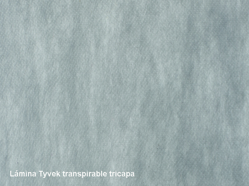 Lámina transpirable Tyvek tejado antideslizante