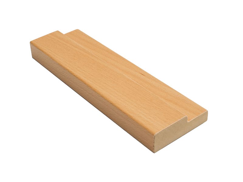 Batientes rechapados barnizados Haya vaporizada