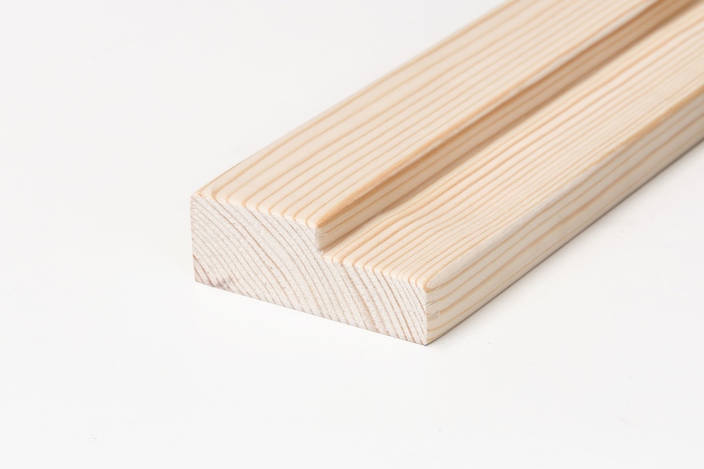 Batiente macizo Pino valsain, sin barnizar