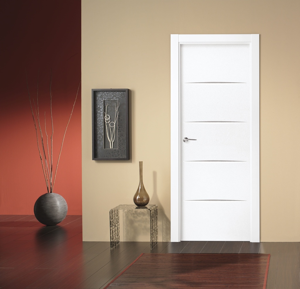 Puertas lacadas blancas