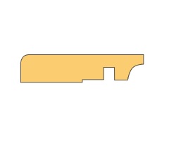 4709-8723 ZOCALO HIDROFUGO 80x14 MOD.133-L2330 L=2250