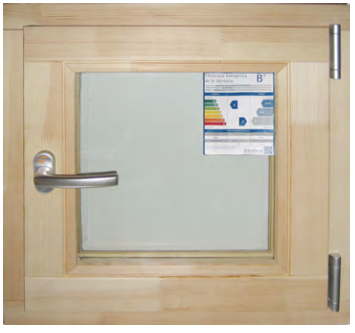 VENTANA PINO LAMINADO C/CRISTAL 1H DERECHA 700x700