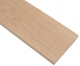 ROBLE CANTEADO A/B 65mm