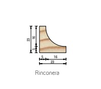 RINCONERA BLANCO NEVISCA 23x23 L=2700