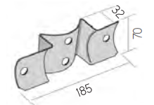 RFC80/120 ABRAZADERA TEJANA