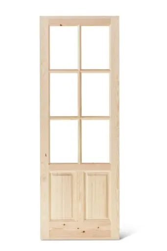 PUERTA MD.PLANA 6/CRISTAL 825x2110x45 MOD.105