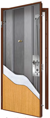 PUERTA ACORAZADA MOD.STANDARD C3 800x2040 DERECHA