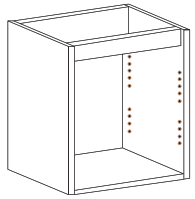 MODULO FREGADERO BLANCO-SOFT 800x500x580