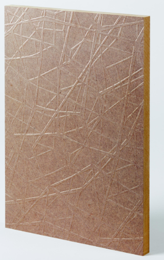 FIBRACOLOR TEXTURA TRAMA MDF MARRON 19mm 2800x1045