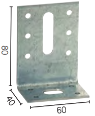 EA844/2  ESCUADRA ENSAMBLADURA 40x80x40